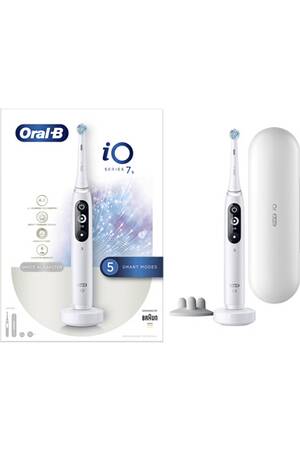 Brosse à Dent Electrique Oral B IO 7s BLANCHE | Darty