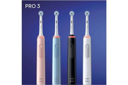 Brosse à Dents électrique Oral B PRO3800 Sensi Ultra-Thin Blanche ...