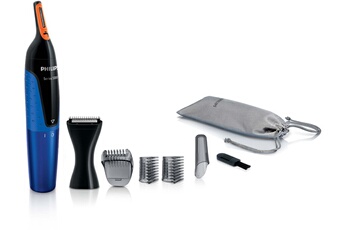 PHILIPS NT5175/16 Tondeuse Pattes Moustaches Nez Oreilles Sourcils + tondeuse de précision avec tech