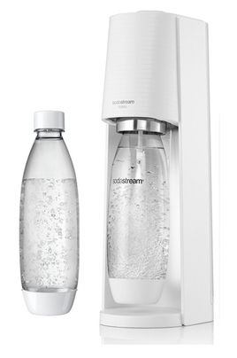 Machine à soda et eau gazeuse Sodastream TERRA Blanche + 2 Bouteilles  compatibles Lave Vaisselle - TERRABILV