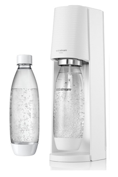 Machine à soda et eau gazeuse Sodastream TERRA Blanche + 2 Bouteilles compatibles Lave Vaisselle