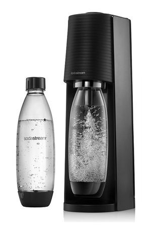 Machine à soda et eau gazeuse Sodastream TERRA Noire + 2 bouteilles compatibles Lave Vaisselle