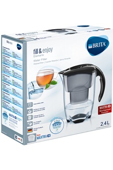 Carafe Brita Elemaris noir 1 cartouche