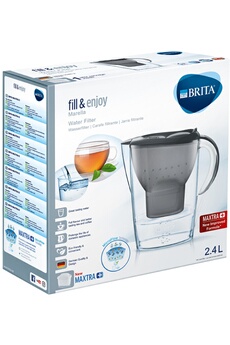 Carafe brita marella graphite + 1 cartou - 2% de remise immédiate avec le code : cool2