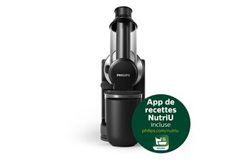 Extracteur de jus cheminée XL, 70 mm / Capacité du pichet: 1 lL / Puissance : 150 W / Accessoires inclus: Verseuse, Livret de recettes