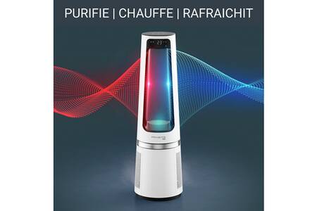 Purificateur D'air Portable Smoke Away - Ventilateur Extracteur De Fumée Pour Cuisine, Intérieur, Barbecue - Rechargeable, Angle Réglable 15°, Batterie 3000 MAh - Couleur Violet - 7