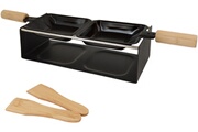 Raclette 2 Personnes Connectable Livoo - Pierre Naturelle, 450W, Design Compact Rouge - 2