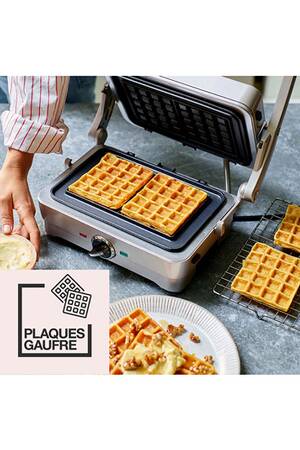 Spécifique blé dénicher appareil croque gaufre grill 3 en 1 abolir le rendu Noir