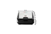 Tefal SNACK COLLECTION 2 JEUX DE PLAQUES GAUFRES & GRILL 700 W SW857D12 photo 8