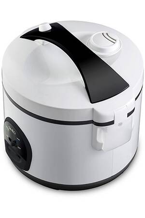 Cuiseur à Riz Siméo CRM180 - 3L, 500W, Maintien Au Chaud, Panier Vapeur Inclus