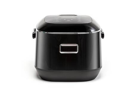 AMZCHEF Mini Cuiseur De Riz 2L Multifonctionnel Pour 1-4 Personnes, Rice Cooker De Riz 400W, 7 Fonctions De Cuisson, Panier Vapeur, Préréglage Et Maintien Au Chaud, Pot Intérieur Antiadhésif