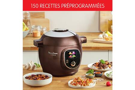 Robot Cuiseur Moulinex Cookeo + Connect Série EPC09 – Noir – État Correct