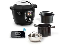 COOKEO+ CONNECT Multicuiseur, 6 Programmes Automatiques, Balance Connectée, 200 Recettes 6L CE859800