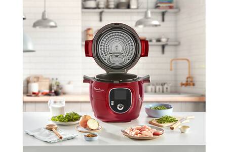 Mijoteur Moulinex COOKEO CE851500 Rouge - Robot Cuisine Multifonction Occasion