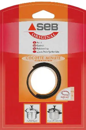 Joint Pour Autocuiseur SEB - 4,5L/6L Aluminium - Pièce Détachée Originale - Noir
