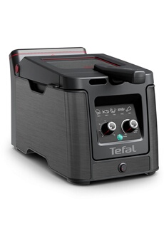 Tefal - Clear Duo Friteuse, Moins de fumee et d'odeurs, Noir, FR600810
