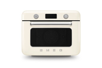 Mini four compact - Capacité 30 litres - Chaleur brassée / 10 fonctions de cuisson - 3 niveaux de cuisson / Thermostat réglable jusqu'à 230°C - Minuterie 13h (avec fonction vapeur pure) / Inclus : Grille en inox, Lèchefrite émaillée, Lèchefrite perforé émaillée en inox