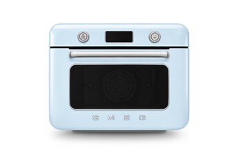 Mini four compact - Capacité 30 litres - Chaleur brassée / 10 fonctions de cuisson - 3 niveaux de cuisson / Thermostat réglable jusqu'à 230°C - Minuterie 13h (avec fonction vapeur pure) / Inclus : Grille en inox, Lèchefrite émaillée, Lèchefrite perforé émaillée en inox