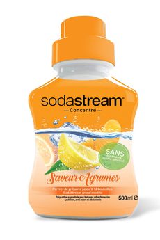 Sodastream Lot de 3 Concentrés Saveur Cola/Orange/Limonade – Sans