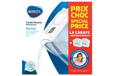 Bouteille Et Carafe Filtrante Brita Carafe Filtrante Marella Blanche Mois Maxtra Prix Choc