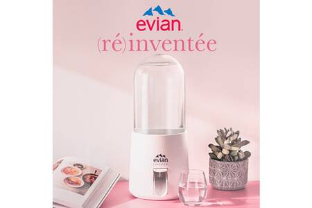 Fontaine à eau Evian Fontaine à Eau (re)new - Evian Renew (re)new Re ...
