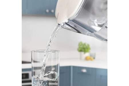 Little Balance 8593 Carafe Filtrante Océane 2,8L + 1 Filtre - Réduit Chlore, Calcaire Et Microplastiques