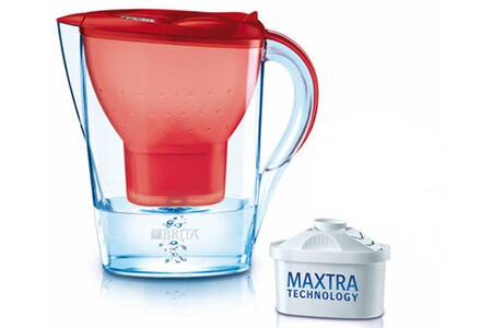 Bouteille Et Carafe Filtrante Brita Marella Rouge Darty