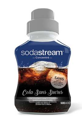 Sirop et concentré Sodastream CONCENTRE COLA SANS SUCRES 500 ML - COLA  S/SUCRES 500ML