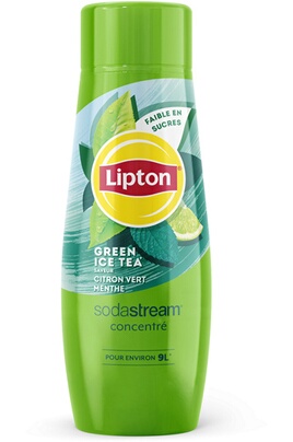 Concentre Lipton Green Ice Tea saveur Menthe Citron Vert 440ml