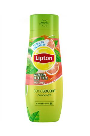 Sirop et concentré Sodastream Concentré Lipton Green Ice Tea saveur Agrumes 440ml Soda