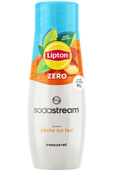 Sirop et concentré Sodastream Concentre Lipton Ice Tea saveur Peche Zero 440ml