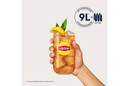 Concentré Lipton Green Ice Tea Citron Menthe Pour SodaStream - 440ml (9L De Boisson)