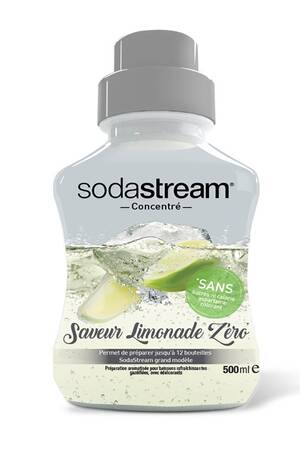 Sirop et concentré Sodastream Libelle depasse 20 caracteres