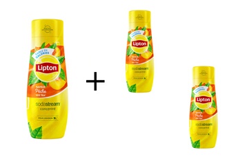 Sodastream - PACK 3 CONCENTRES LIPTON ICE TEA PECHE
