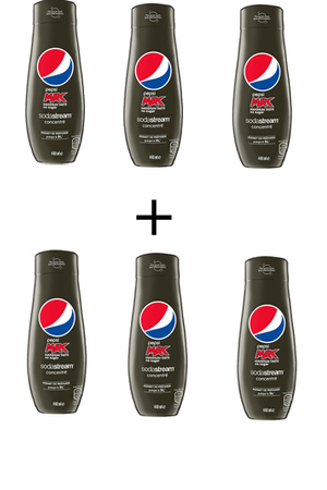 Sirop et concentré Sodastream Pack 6 Pepsi Max