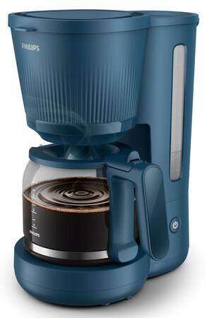 Philips Macchina Da Caffè Serie 3000 HD7411/00, 1.25 L, 10 Tazze, Filtro Permanente, Antigoccia, Bianco Artico