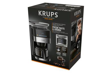 Cafetière filtre Krups GRIND AROMA KM832810 | Darty