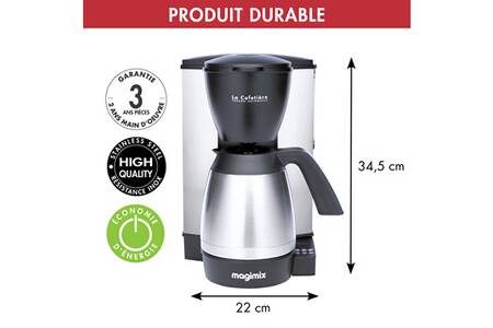 Cafetière filtre Magimix CAFETIERE ISOTHERME INOX