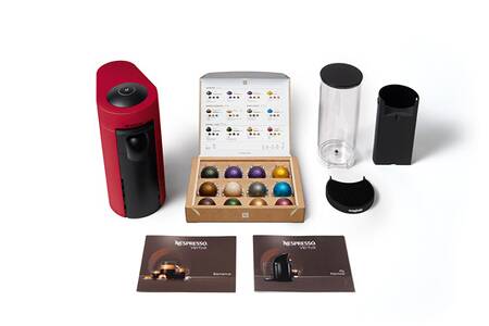 Machine à Café Nespresso Magimix Vertuo Plus – Rouge – NEUVE