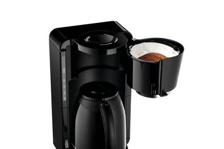 Rowenta CT381810 Cafetière Isotherme Adagio – Pot Inox 10-15 Tasses, Maintien Au Chaud 4h, Design Noir & Inox