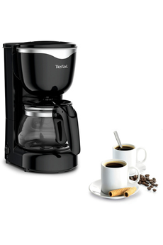 Tefal - COMPACTE 6 tasses 0,6L Noir CM340811