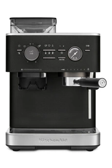 KitchenAid - MACHINE A CAFE SEMI AUTO AVEC BROYEUR Truffe Noire