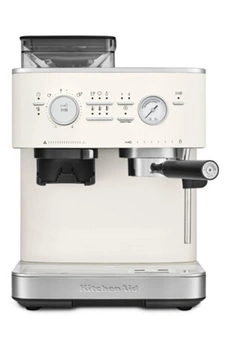 KitchenAid - MACHINE A CAFE SEMI AUTO AVEC BROYEUR Porcelaine