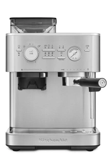 KitchenAid - MACHINE A CAFE SEMI AUTO AVEC BROYEUR Acier