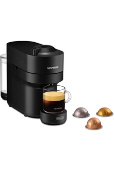 Système à capsules Vertuo Nespresso / 5 tailles de tasse / Technologie d'extraction par Centrifusion / Livrée avec 12 capsules