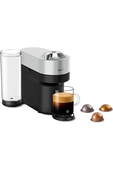 Système à capsules Vertuo Nespresso / 5 tailles de tasse - Capacité 1,1L / Technologie d'extraction par Centrifusion / Livrée avec 12 capsules