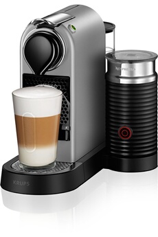 Expresso Krups NESPRESSO CITIZ MILK SILVER YY2732 Darty