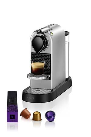 Cafetière Nespresso Krups NESPRESSO CITIZ ARGENT YY4118FD | Darty