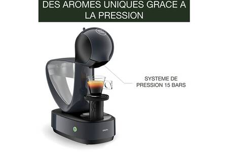 Machine à Café Dolce Gusto Infinissima DeLonghi - Système Capsules 15 Bars, Réservoir 1.2 L, Couleur Rouge
