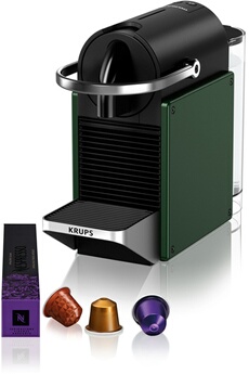 Cafetière à dosette ou capsule Krups Nespresso YY5291FD PIXIE Vert